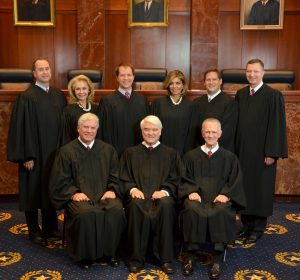 All nine Texas Supreme Court Justices will be on campus November 12-13 to hear two oral arguments. 