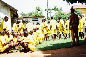 Inmates waiting on remand at Tororo Prison Farm