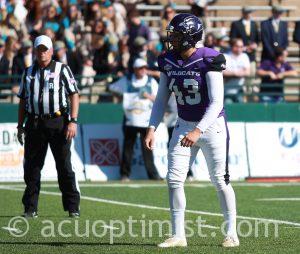 Junior placekicker Nik Grau was perfect on extra points this season and missed just one field goal. (Photo by Lauren Franco)