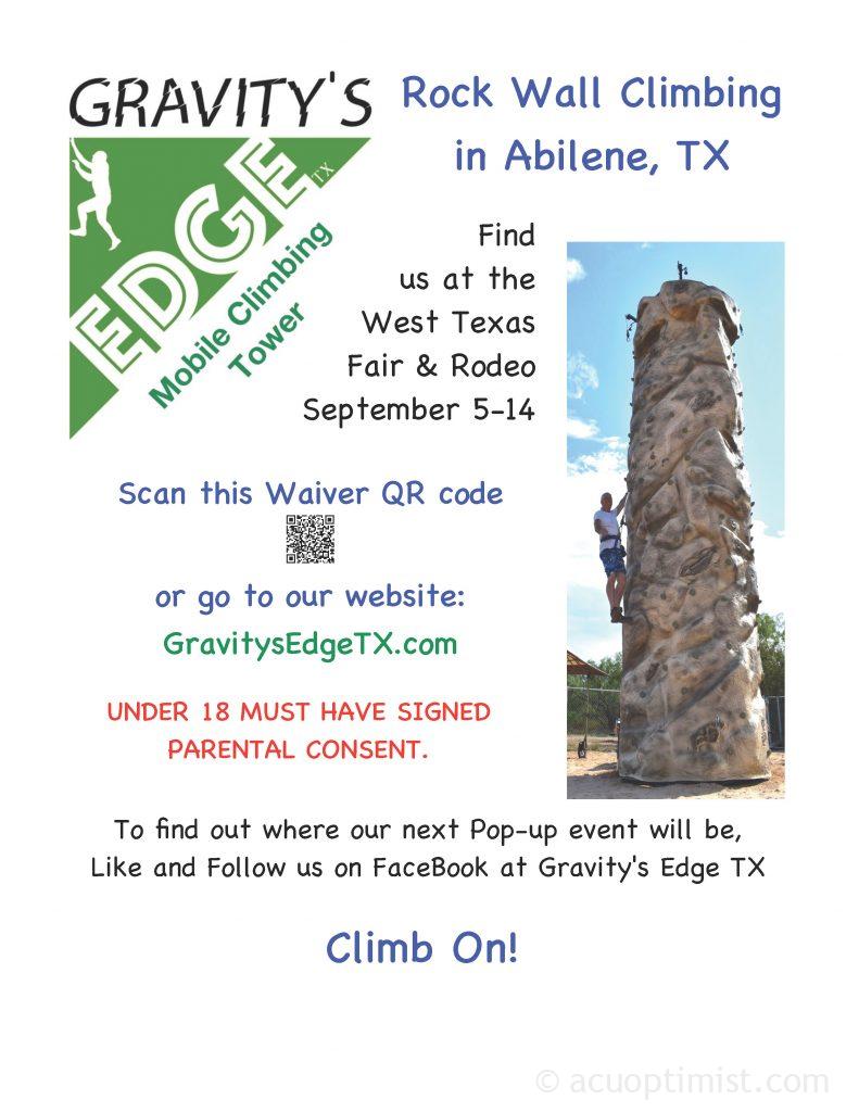 Gravitys Edge Mobile Climbing Tower Now in Abilene!
