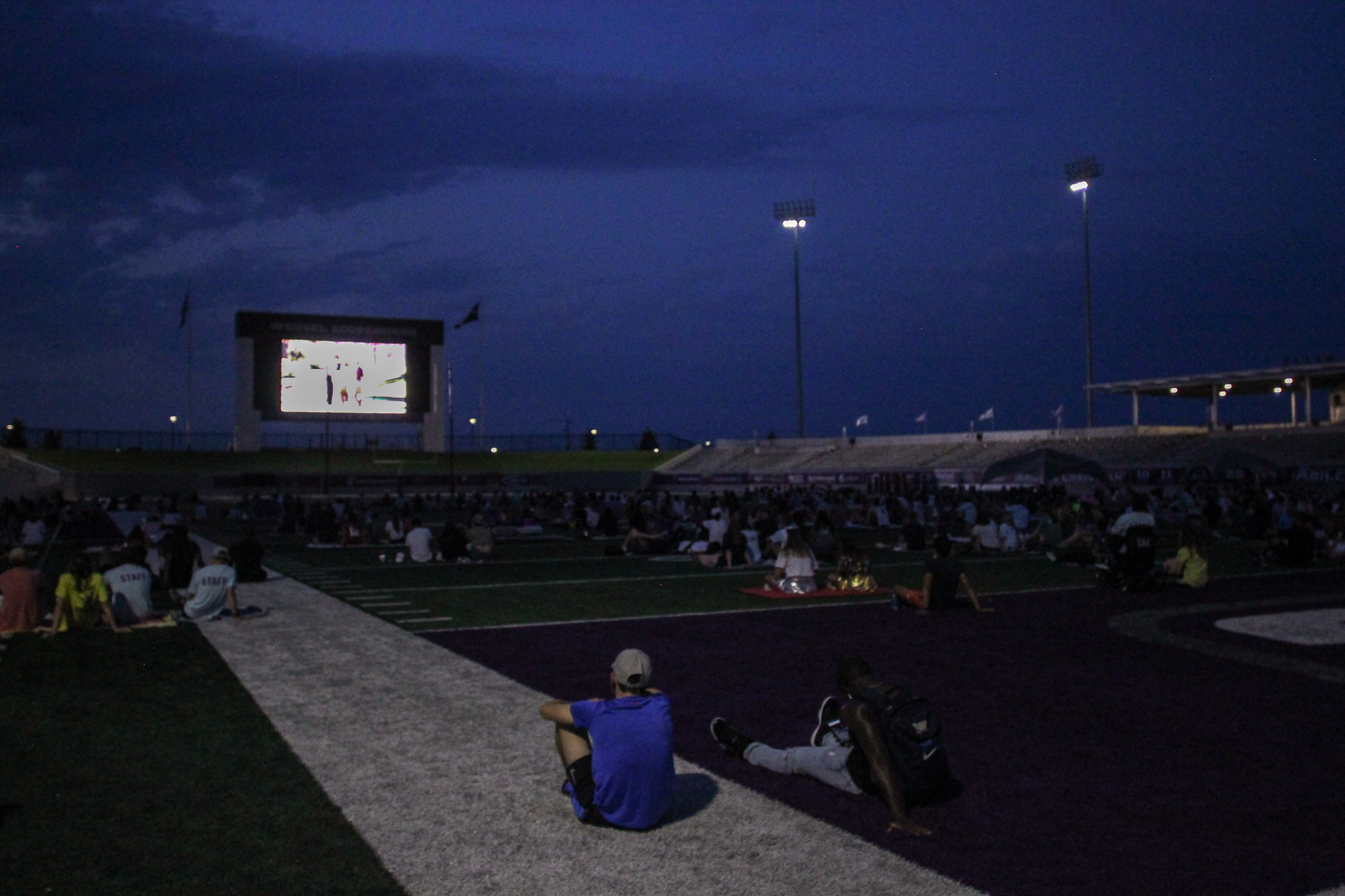 Gallery Students dress up for "Space Jam" showing in stadium Optimist