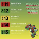 African Awareness Week flyer