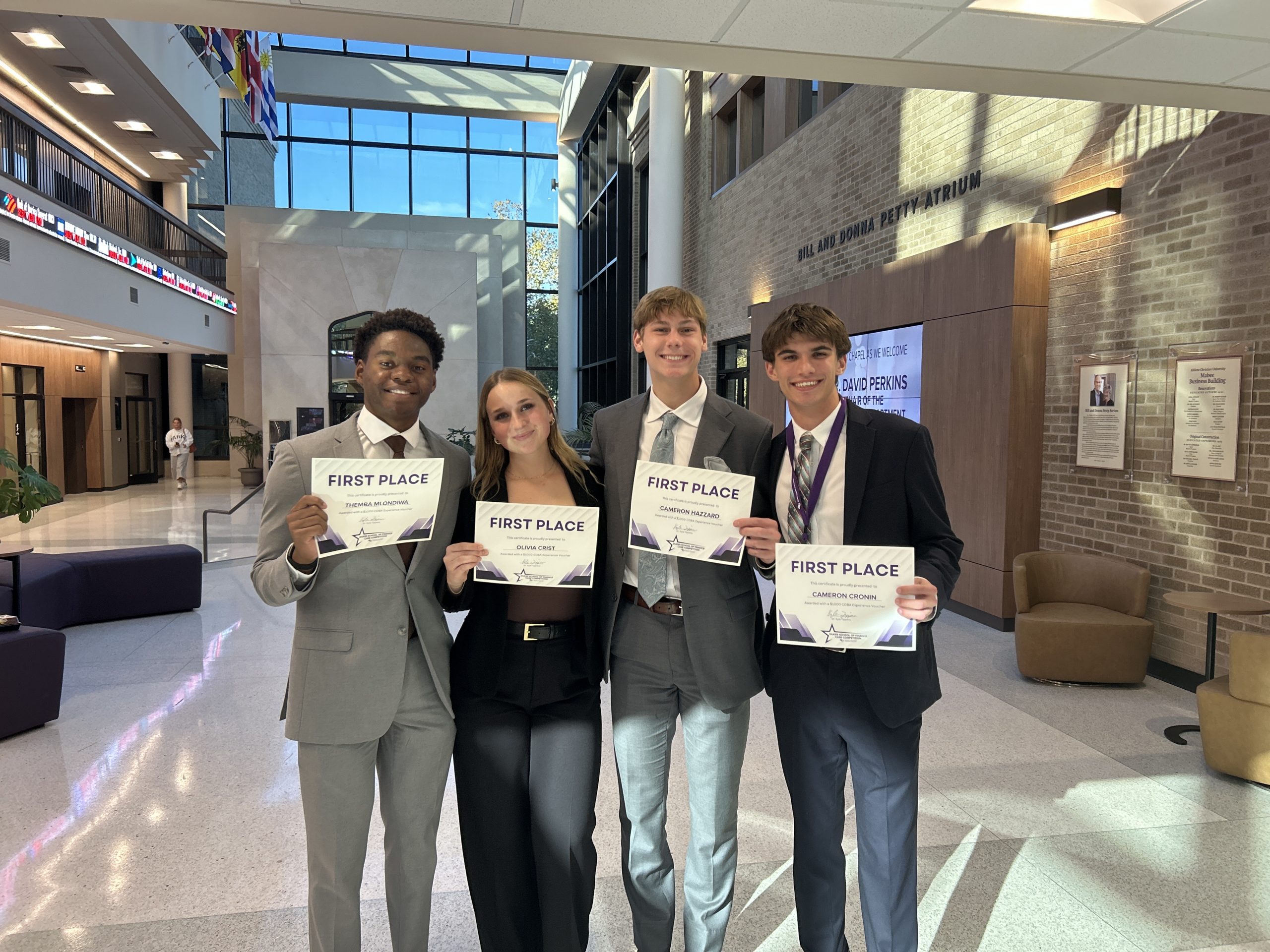 Finance students compete in first internal case competition